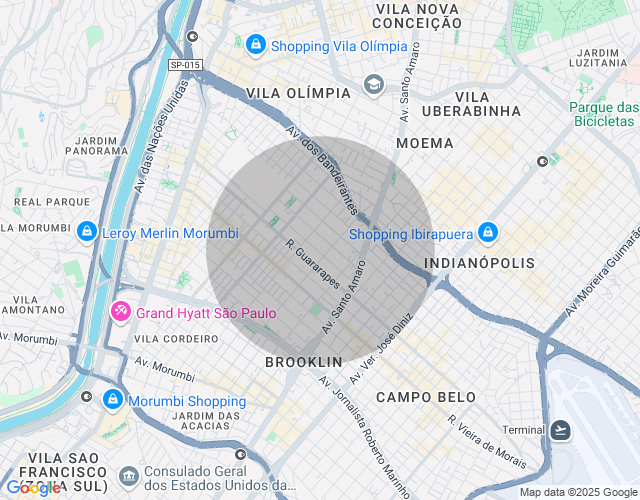 Imóvel no mapa
