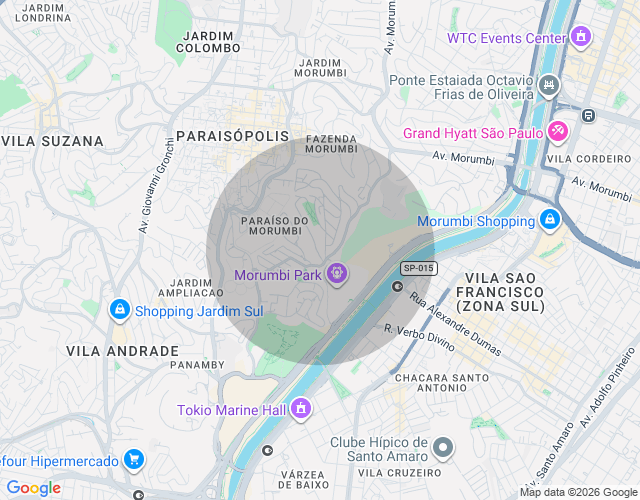 Imóvel no mapa