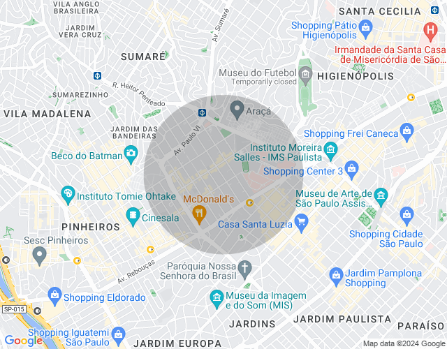 Imóvel no mapa