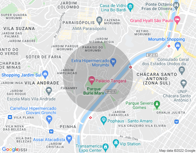Imóvel no mapa