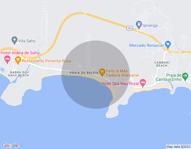 Imóvel no mapa