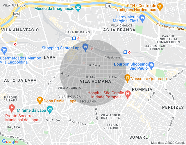 Imóvel no mapa
