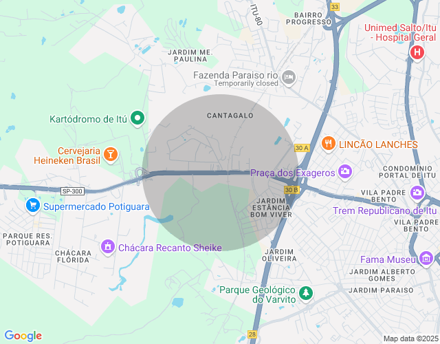 Imóvel no mapa