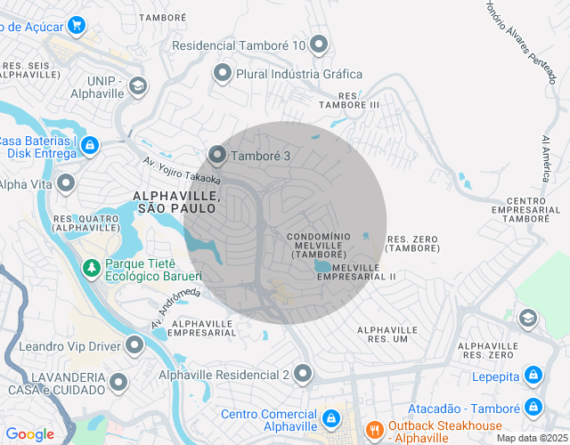 Imóvel no mapa