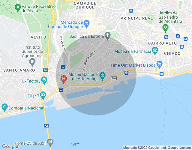 Imóvel no mapa