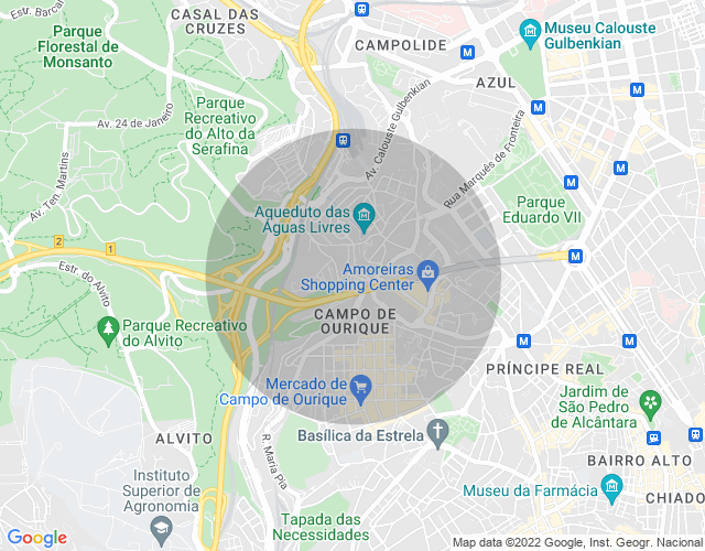 Imóvel no mapa