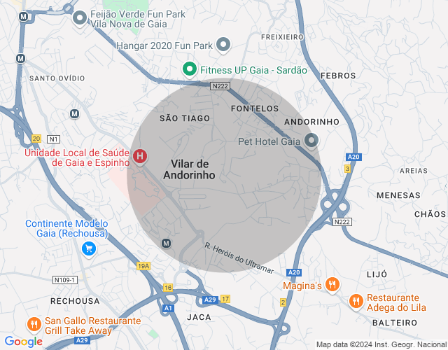 Imóvel no mapa