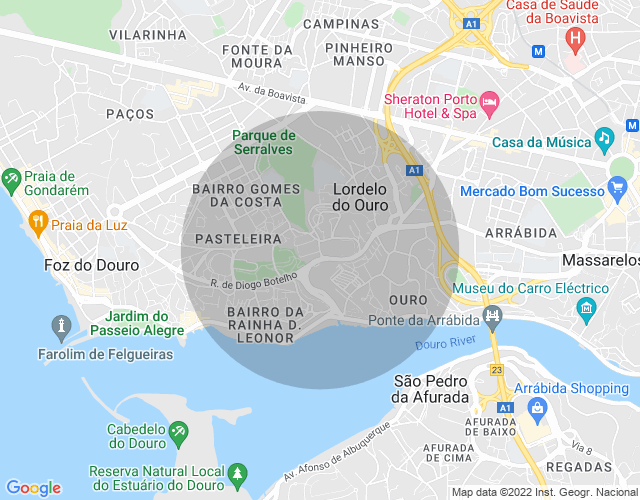 Imóvel no mapa