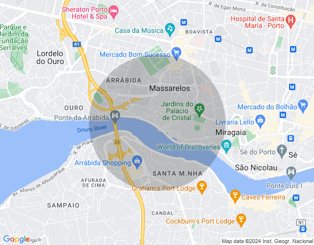 Imóvel no mapa