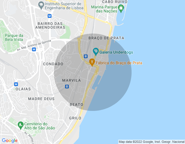 Imóvel no mapa