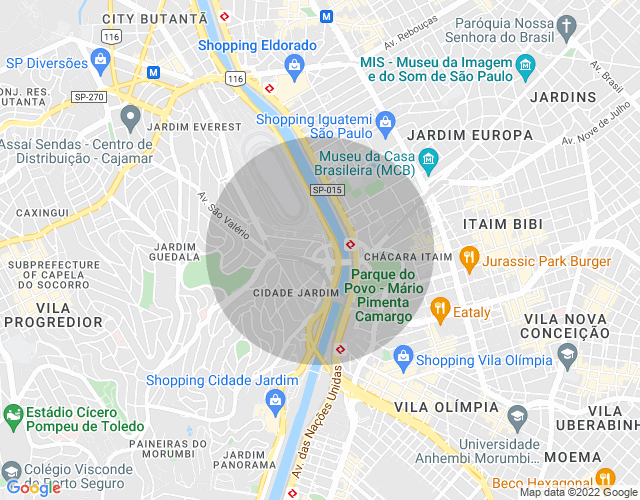 Imóvel no mapa