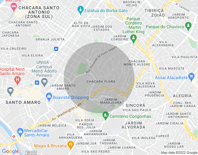 Imóvel no mapa