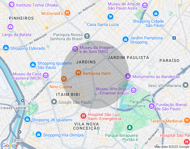 Imóvel no mapa