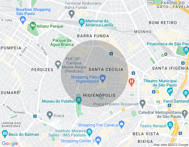 Imóvel no mapa