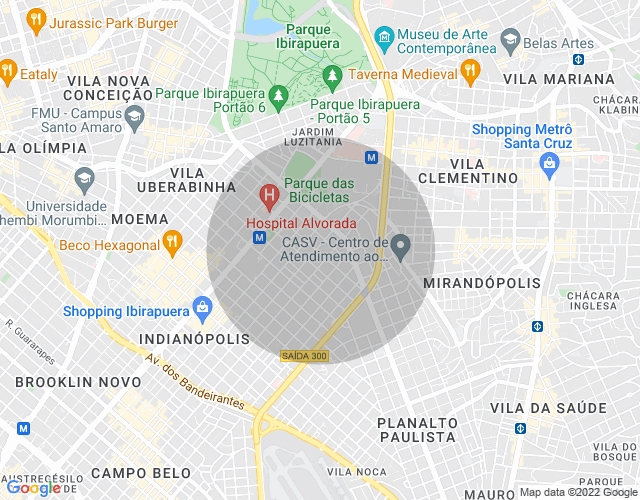 Imóvel no mapa