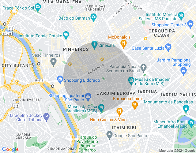 Imóvel no mapa