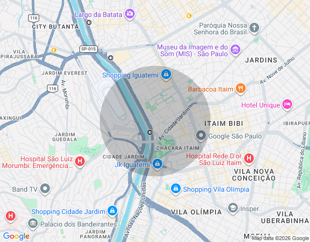 Imóvel no mapa