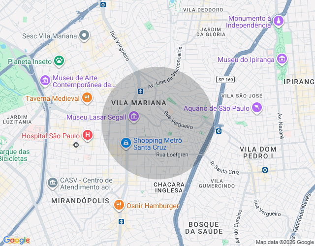 Imóvel no mapa