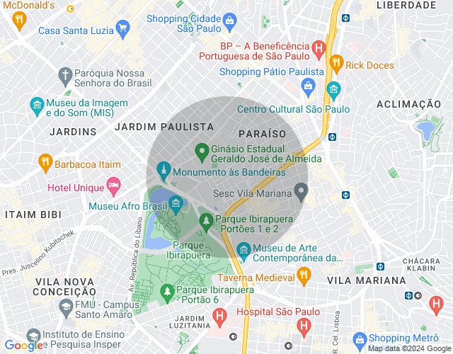 Imóvel no mapa