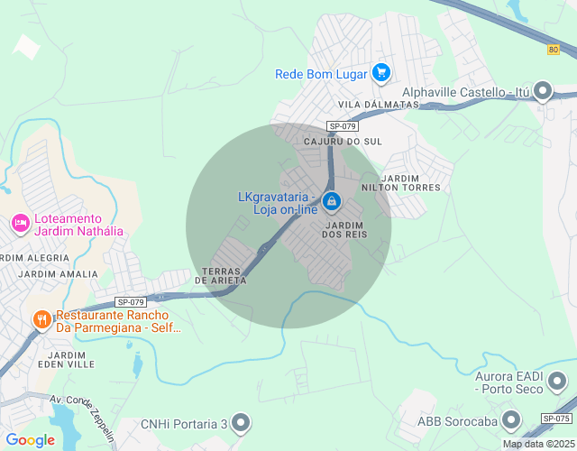 Imóvel no mapa