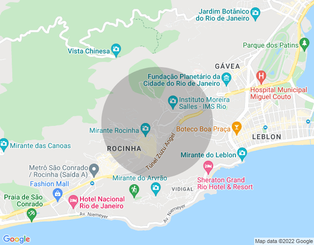 Imóvel no mapa