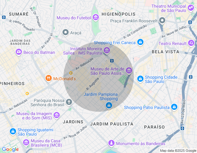 Imóvel no mapa