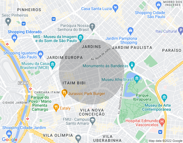 Imóvel no mapa