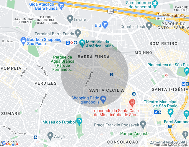 Imóvel no mapa
