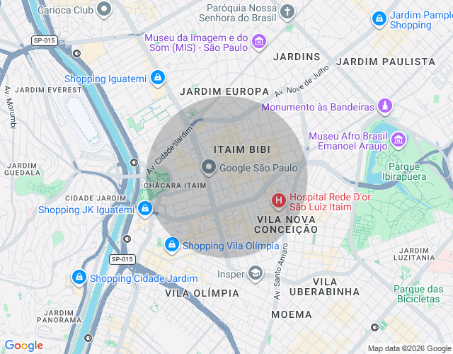 Imóvel no mapa