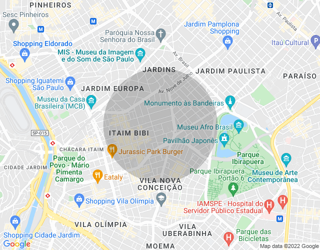 Imóvel no mapa