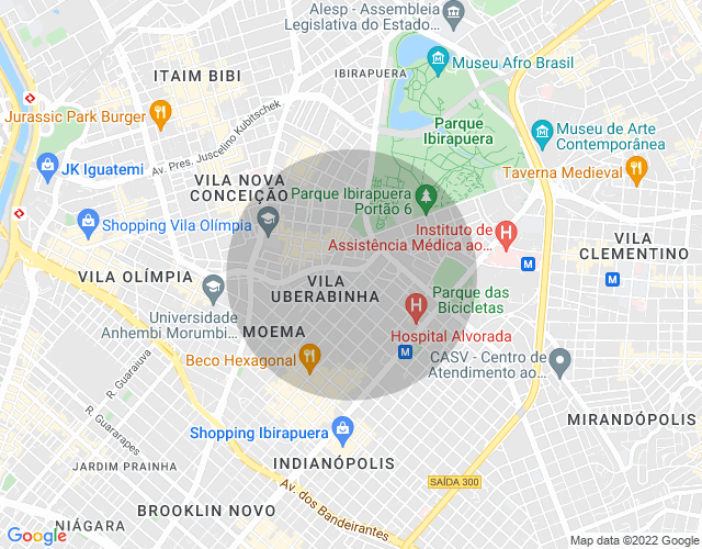 Imóvel no mapa
