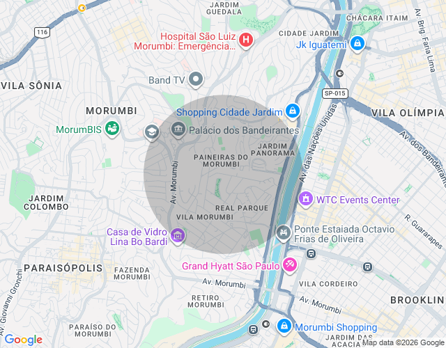 Imóvel no mapa