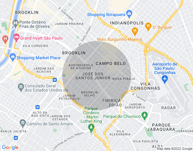 Imóvel no mapa