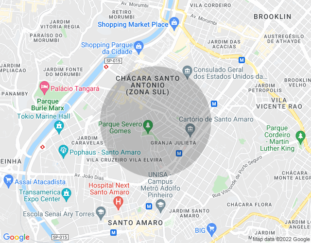 Imóvel no mapa