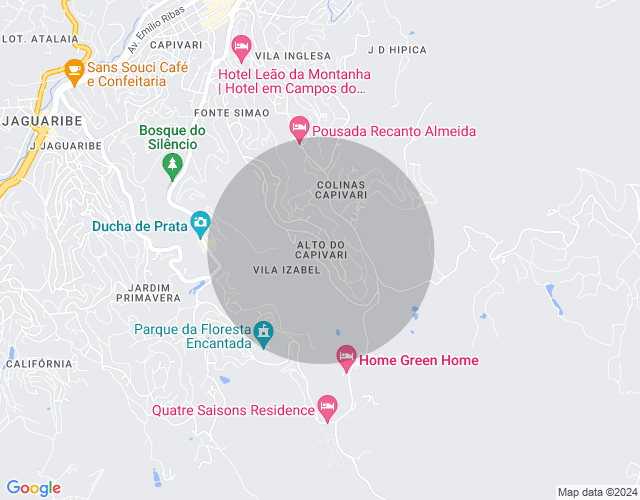 Imóvel no mapa