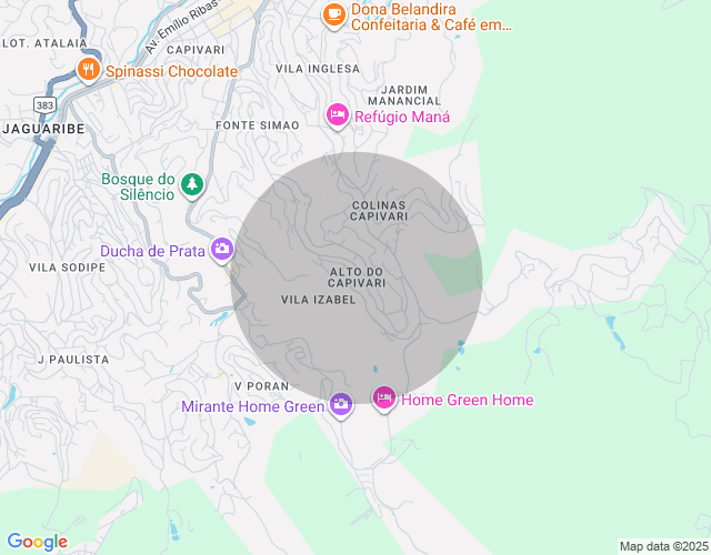 Imóvel no mapa