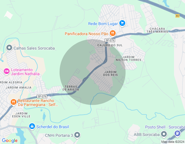 Imóvel no mapa