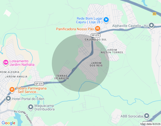 Imóvel no mapa