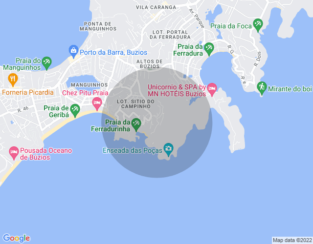 Imóvel no mapa