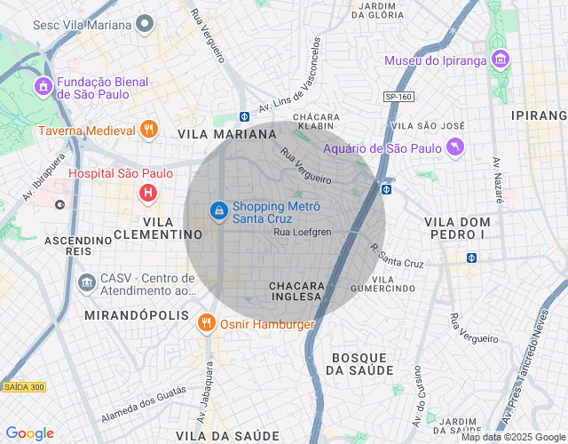 Imóvel no mapa