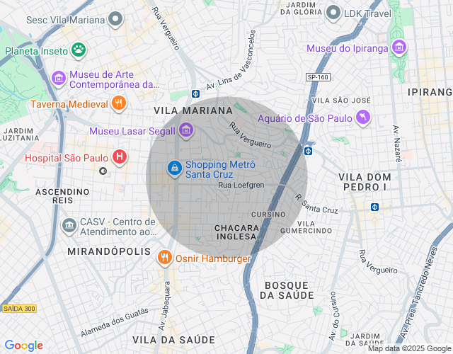Imóvel no mapa