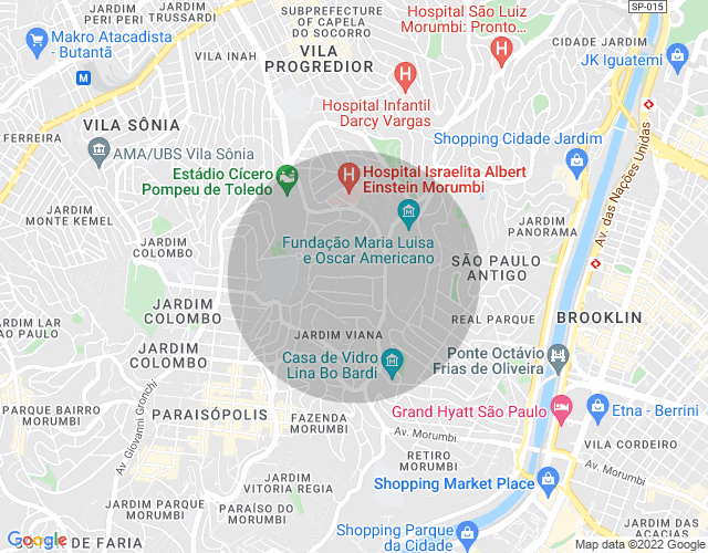 Imóvel no mapa