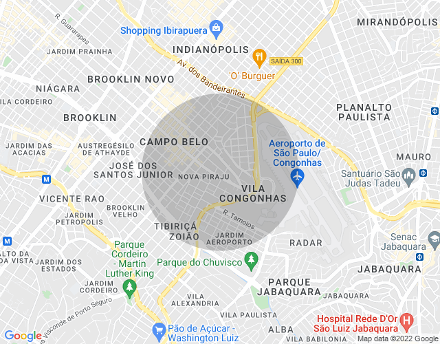 Imóvel no mapa