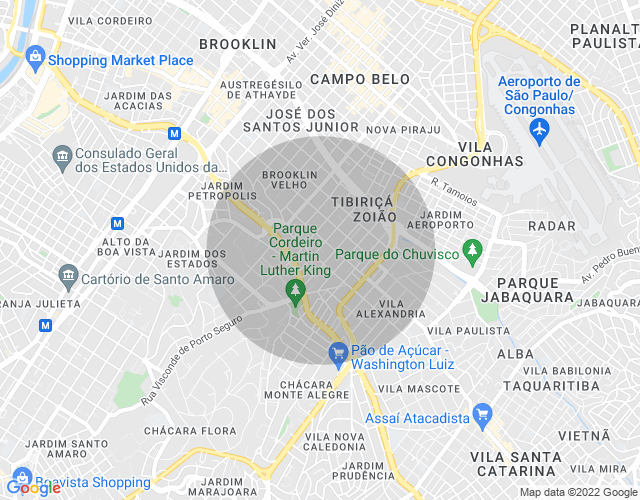 Imóvel no mapa