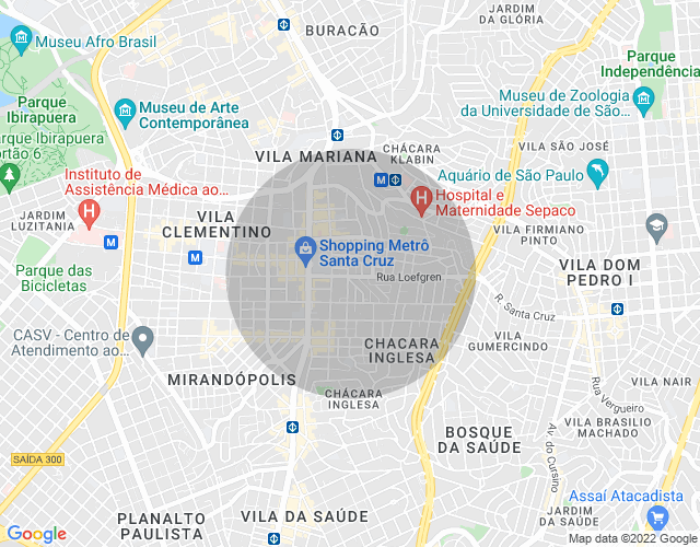 Imóvel no mapa