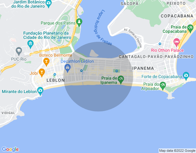 Imóvel no mapa