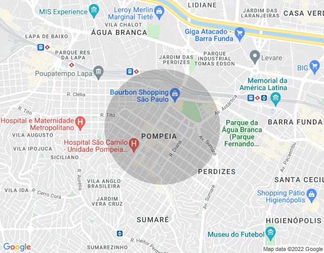 Imóvel no mapa