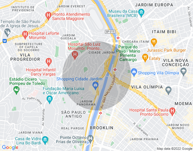 Imóvel no mapa