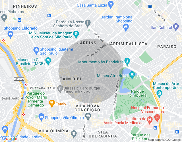 Imóvel no mapa