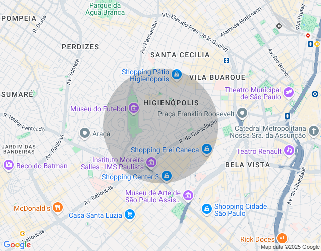 Imóvel no mapa